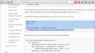 Jinja2 for Appengine Tutorial