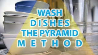 Dish Washing Pyramid Method Water Use Measured