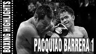 Manny Pacquiao vs Marco Antonio Barrera 1 Highlights