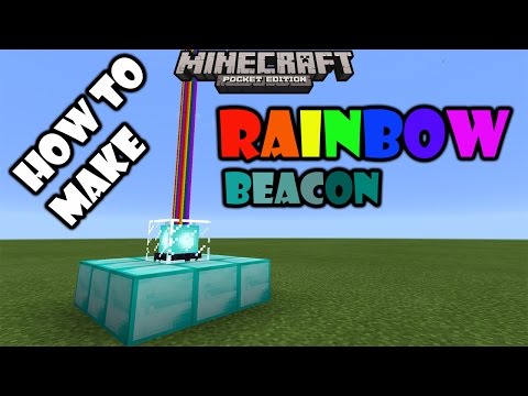 RAINBOW BEACON TUTORIAL | Minecraft PE 0.16.0 Add on Modification RAINBOW BEACON TUTORIAL | Minecraft PE 0.16.0 Add on Modification
