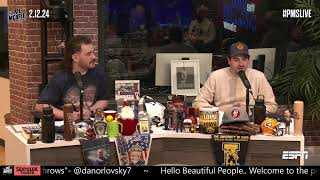 The Pat McAfee Show | Monday February 12th, 2024