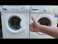 hotpoint wma50 vs beko wm62125w spin race