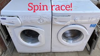 Hotpoint WMA50 vs Beko WM62125W: Spin race