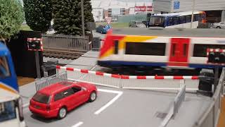 New level crossing with new Stagecoach Enviro 400 MMC model bus