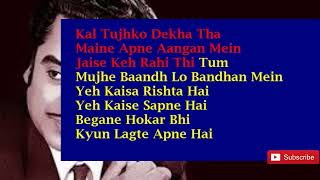 Pal Pal Dil Ke Paas  Hindi Full Karaoke with Lyrics- Kishore Kumar
