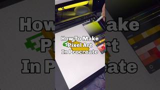 How to Make Pixel Art In Procreate #shorts #drawing #digitalart