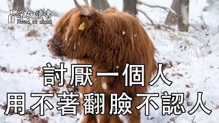 聰明的人的做法，討厭一個人用不著翻臉！還有其他方法【深夜讀書】