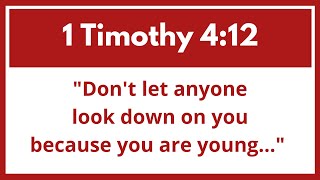 5 Ways To Be A Positive Young Influencer | 1 Timothy 4:12 | Memory Verse for Kids