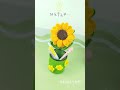 【扭扭棒】向日葵小笔筒042 sunflower small pen holder diycrafts handmade sunflower 向日葵 笔筒 扭扭棒