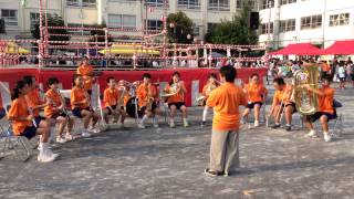 鷺宮盆踊り大会2015　八中吹奏楽部#1