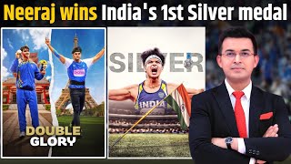 Paris Olympics 2024 : Neeraj Chopra wins javelin throw silver behind Arshad Nadeem Gold in Paris.