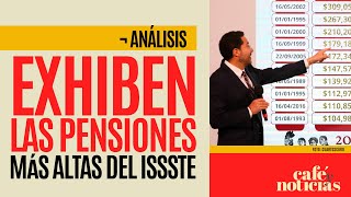 #Análisis ¬ El ISSSTE exhibe pensiones de oro que reciben exdirector, maestra y otros trabajadores