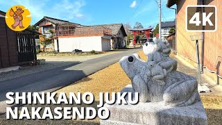 Shinkano-juku 中山道 Nakasendo | 4K Kakamigahara Gifu Walking Tour | 各務原 新加納宿 岐阜県