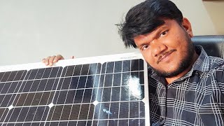 India's No.1 75w Solar Panel Unboxing