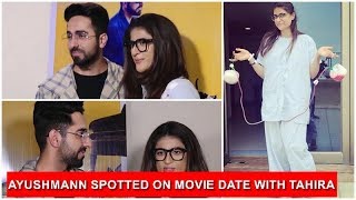 Tahira Kashyap glows during movie date with  Ayushmann Khurrana