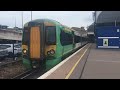 southern class 377464 leaves brighton with 2 tone 23 8 17