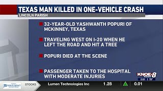 Texas man killed in Lincoln Parish crash