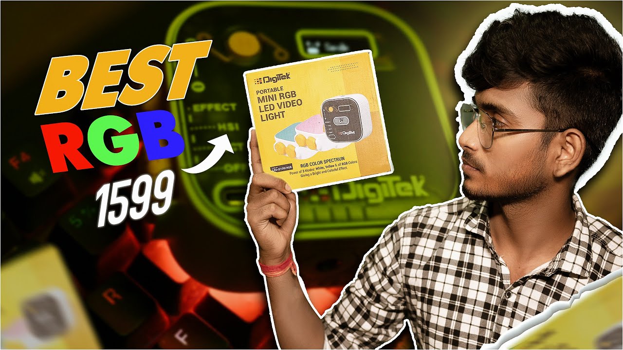 Unboxing Portable Rgb Led Video Light Led D10w Rgb Under 1599