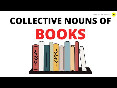 What is the collective noun for a group of books?