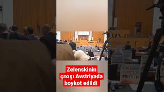 Zelenskinin çıxışı Avstriyada boykot edildi - BAKU TV