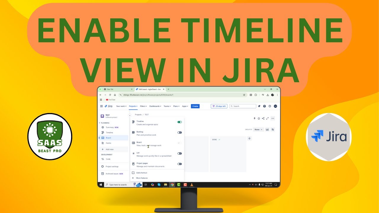How To Enable Timeline View In Jira Step By Step Guide 2025 Youtube