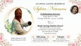 Celebration of Life for Sylvia Newman