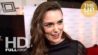 Keira Knightley on The Aftermath at premiere