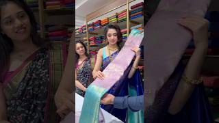 హీరోయిన్ కి పట్టుచీర బలే సెట్ అయింది krithi shetty with pattu saree at shopping mall