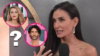 Demi Moore’s Golden Globe Moment: Weighing In on Justin Baldoni vs Blake Lively Controversy