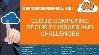 Cloud Computing Security Issues and Challenges | PhD Cloud Computing Security Issues and Challenges
