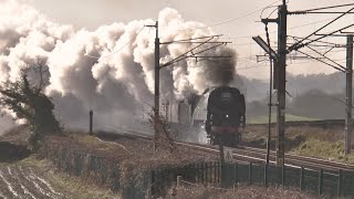 S R 34067 TANGMERE in Charge of the 2nd Winter Cumbrian Mountain 22/02/2025