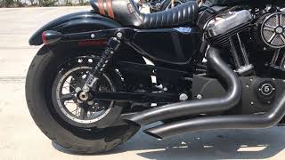 Onyx Moto / 2013 Harley Davidson Forty Eight / Vance & Hines Exhaust Sound Clip