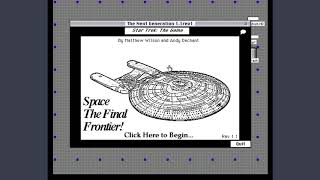 [026] Classic Mac: a HyperCard ST: TNG game!