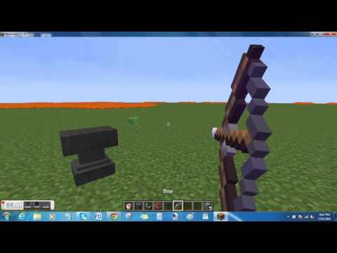 HOW TO MAKE A FIRE BOW IN MINECRAFT HOW TO MAKE A FIRE BOW IN MINECRAFT