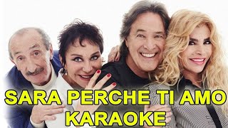 Sara perche ti amo - Ricchi e poveri | Karaoke Version | Remix dance