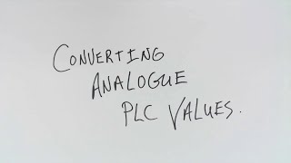 Converting Analogue PLC values