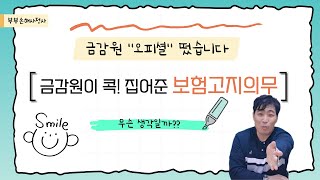 금감원에서 주의해야 한다고 콕 찝은 보험고지의무 분쟁 내용 #보험고지의무 #고지의무 #고지의무보험금 #보험분쟁 #금감원 보험분쟁