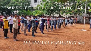 TTWRDC COLLEGE[MEN] AT JADCHARLA TELANGANA FARMATION DAY ✊