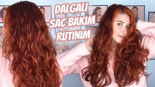 DALGALI SAÇ BAKIM RUTİNİM / Parlak ve Sağlıklı Saçlarımın Sırrı / Curly Girl Method / 2A-2B Saç