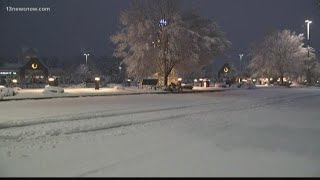 VDOT crews work around clock to treat roads after winter storm