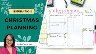 How To Prepare For Christmas In Your Bullet Journal | Christmas Planning Spread Idea