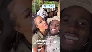 TEANNA TRUMP GOES CAMPING WITH KAI CENAT AND SPEED #shorts