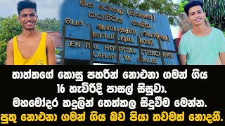 මහමෝදර කදුලින් තෙත්කල සිදුවීම මෙන්න