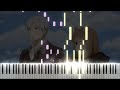 spice and wolf 2024 remake op tabi no yukue 旅のゆくえ【hana hope】 piano cover tutorial ピアノ