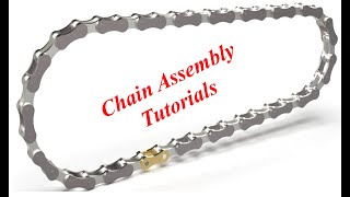 Solidworks tutorial Chain assembly