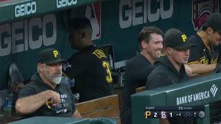 Pirates vs. Cardinals - 8/22/2021 Yoshi Tsutsugo 第2打席　2号ホームラン