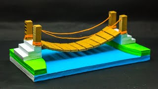 School Science Projects | How to make a suspension bridge