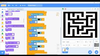 Scratch Tutorial for Beginners : How to make Maze game in Scratch | Programming With Jillian