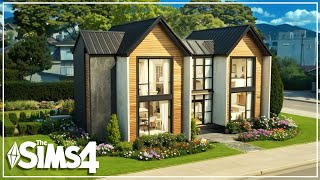 Cozy Modern House | Base Game + Growing Together pack | NO CC | Sims 4 Speed Build