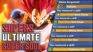 How To Unlock SSG Vegeta's Supers, Ultimate and Supersoul + Ultimate Charge